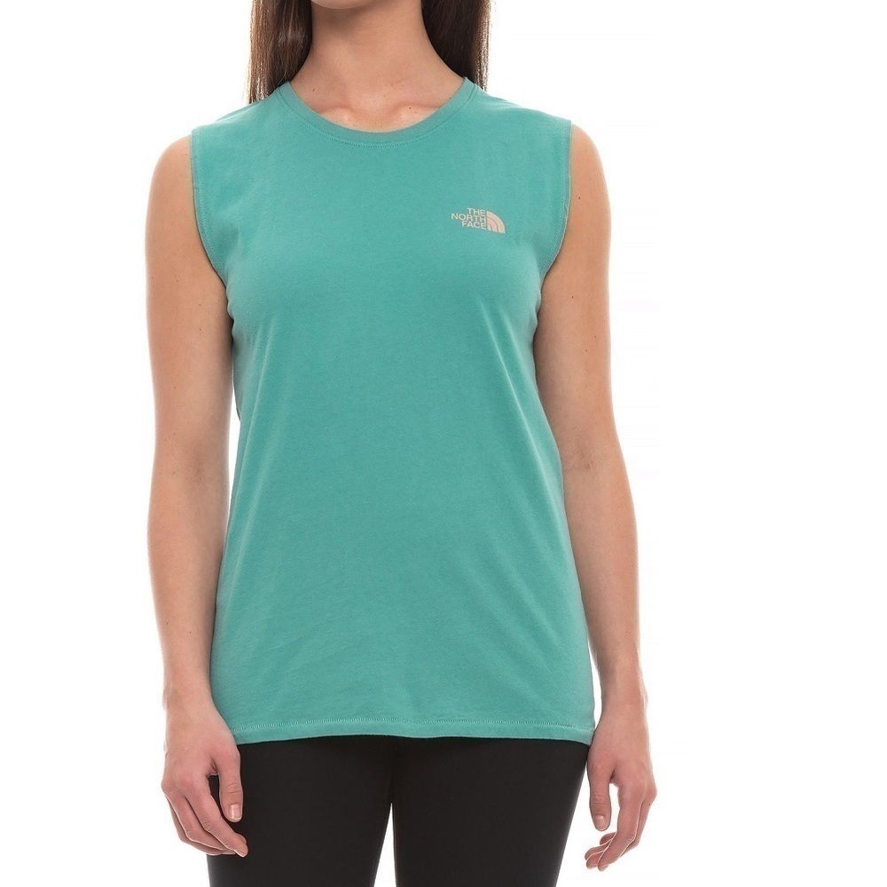 The North Face Teal LFC Loved Cotton Tank Top XS‎